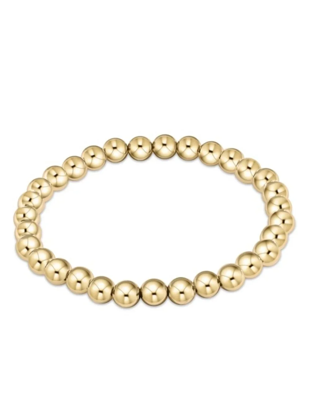 New NWT Enewton Classic 14kt Gold-filled 6mm Beads Stretch Stacked Bracelet